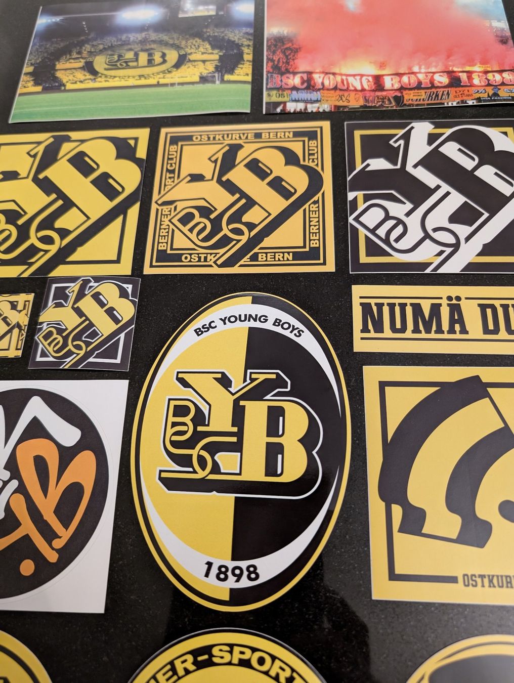 Sticker: 14 x BSC YOUNG BOYS FAN STICKER – Usato da Spiegel b. Bern venduto da Natix 1