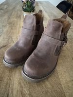 Biker Stiefeletten braun Leder Grösse 41,5 guter Zustand