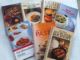 7 STK BETTY BOSSI KOCHBÜCHER