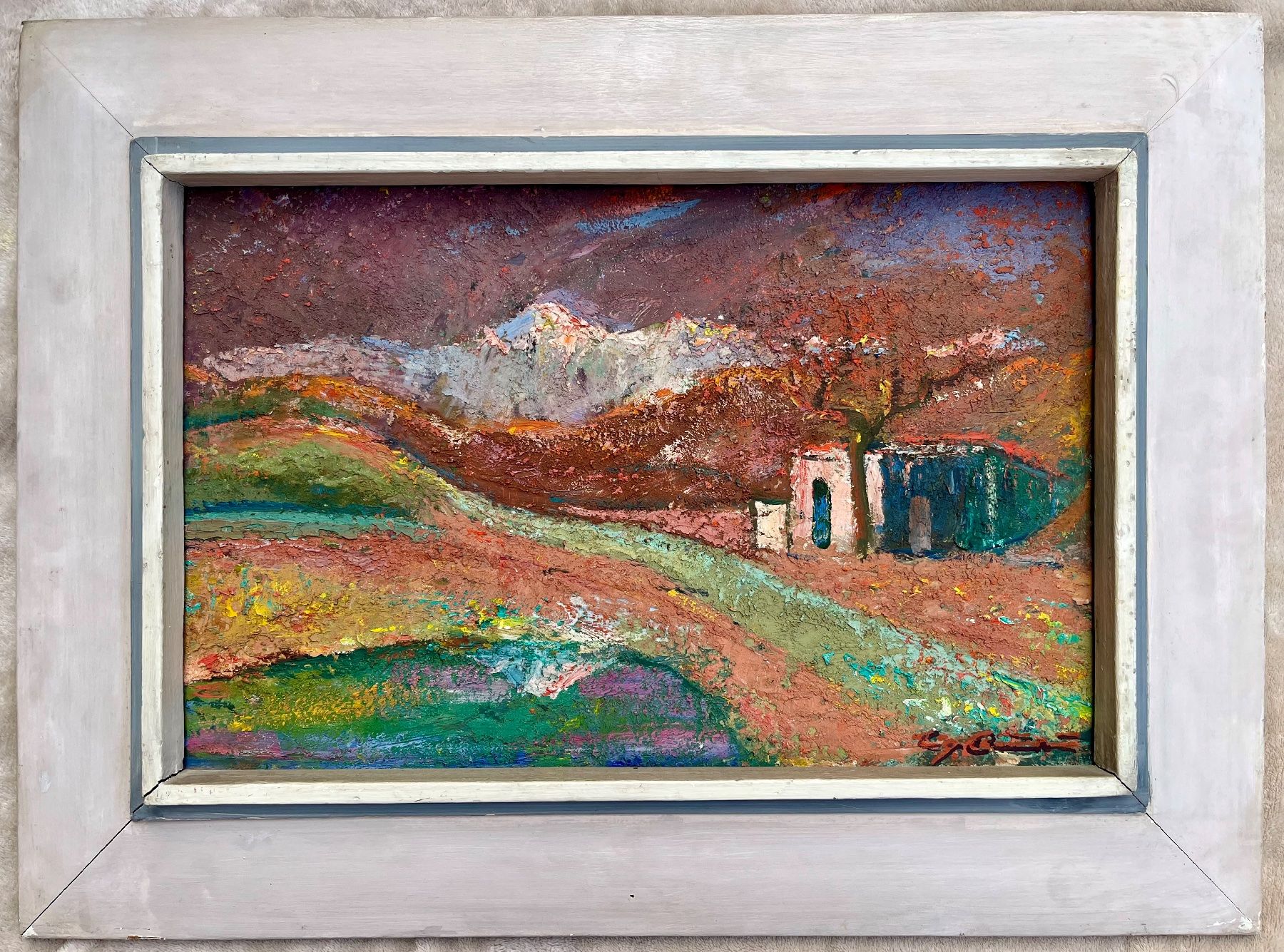 Gemälde: Eugen Ammann, Ölgemälde, Berglandschaft – Gebraucht aus Olten von peterblau