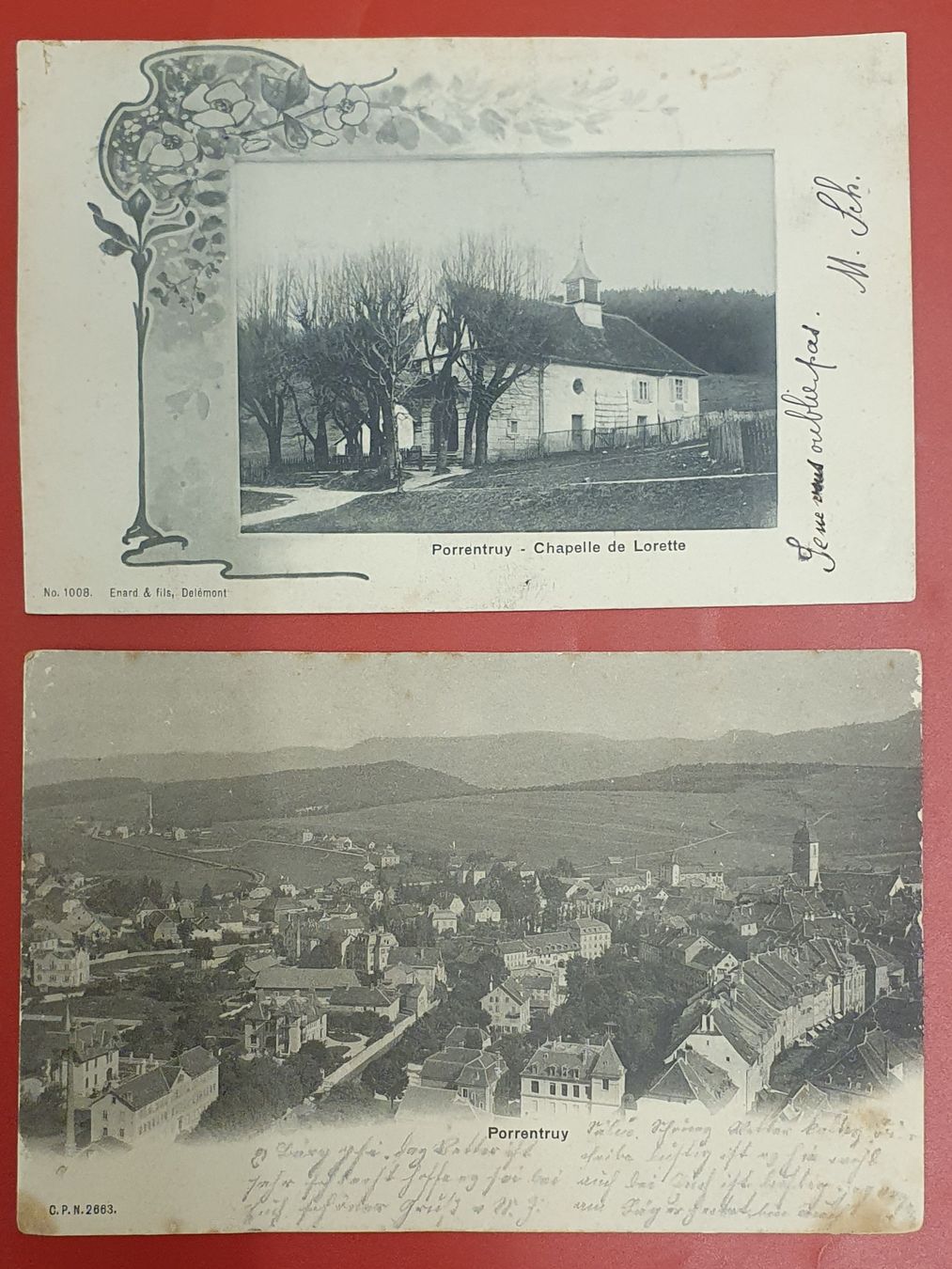 Cartoline postali: 10 alte Ansichtskarten Porrentruy – Usato da Kreuzlingen venduto da Rschweiz1 2