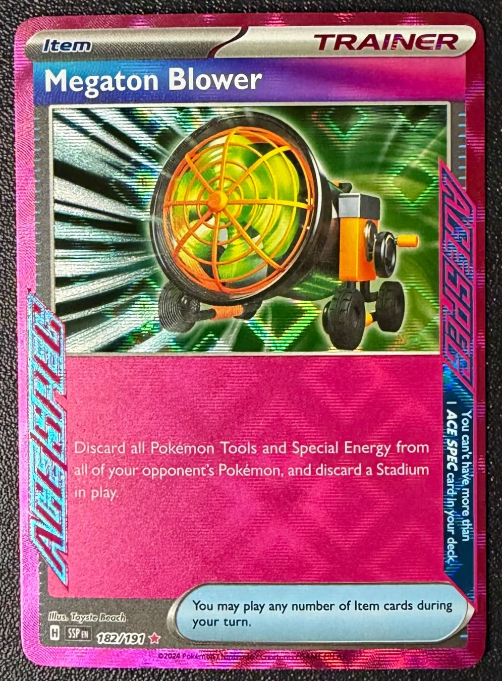 Pokémon Carte collezionabili: Megaton Blower #182 – Nuovo (secondo la descrizione) da Niedergösgen venduto da SwissPokeCards