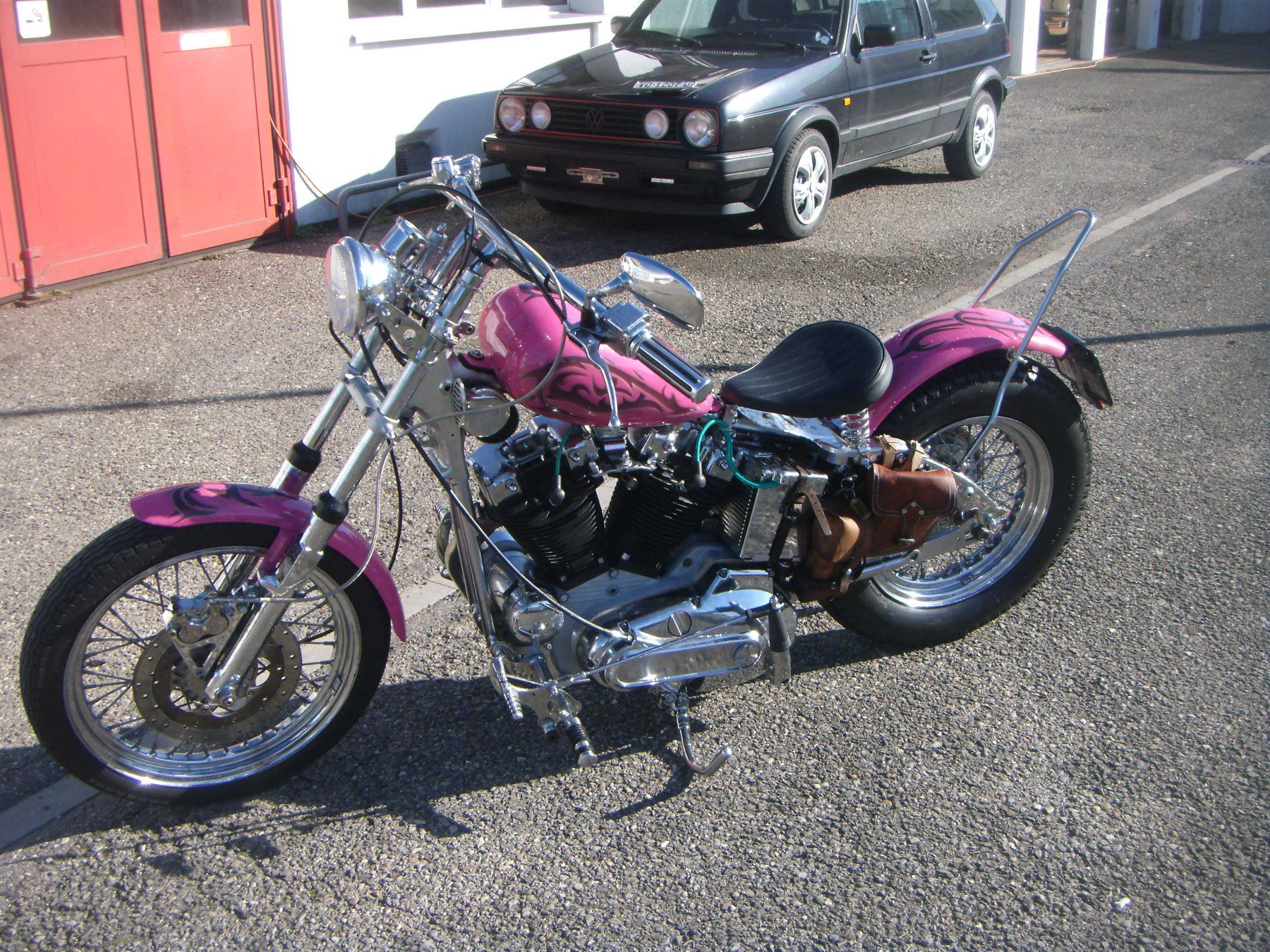 Harley-Davidson Chopper: HARLEY - DAVIDSON 1000 (fonte) de 1976 – Usato da Payerne venduto da nemo001