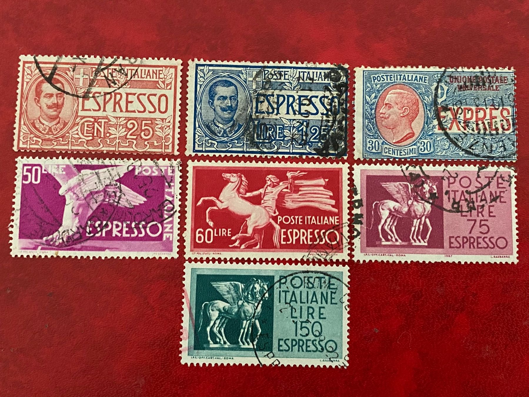 Tutti i francobolli: Timbres Espresso  - Italie – Usato da Petit-Lancy venduto da Solcarm