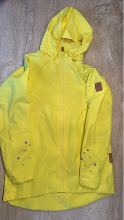 Reima tec Regenjacke gelb mit Kapuze