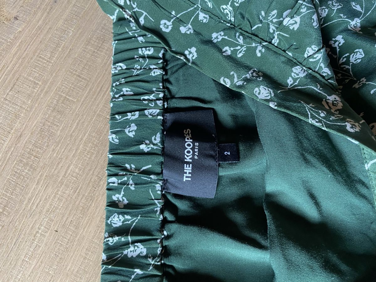 Gonne: The Kooples Rock Gr. 2 Grün mit Blumenmuster – Usato da Saanenmöser venduto da ballerinas 1