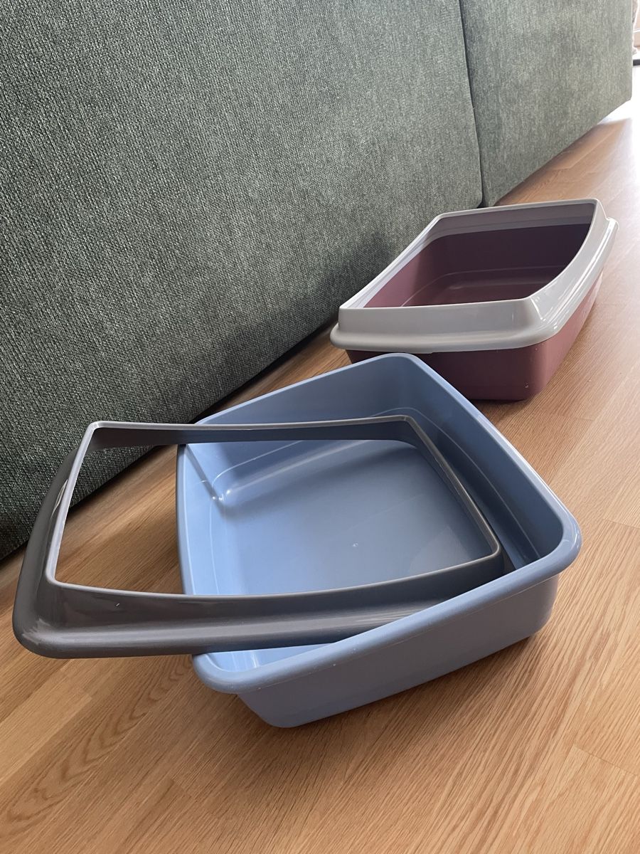 Trixie WC: 2 x Katzentoilette / Katzenklo / Toilette für Katze – Gebraucht aus Saland von GinaM5 3