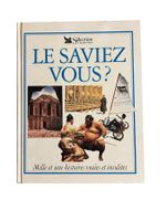 Livre 'Le Saviez-Vous'