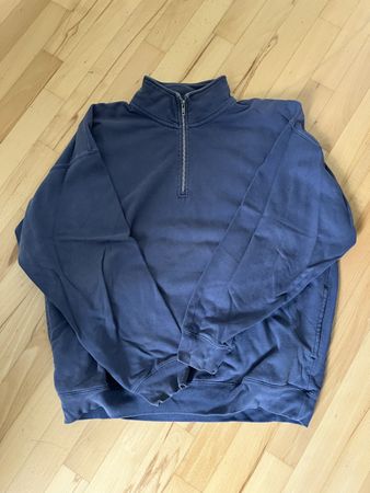 Pullover mit Reissverschluss blau Grösse L gebraucht