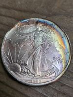 Silbermünze American Eagle 1993 1 Unze Feinsilber