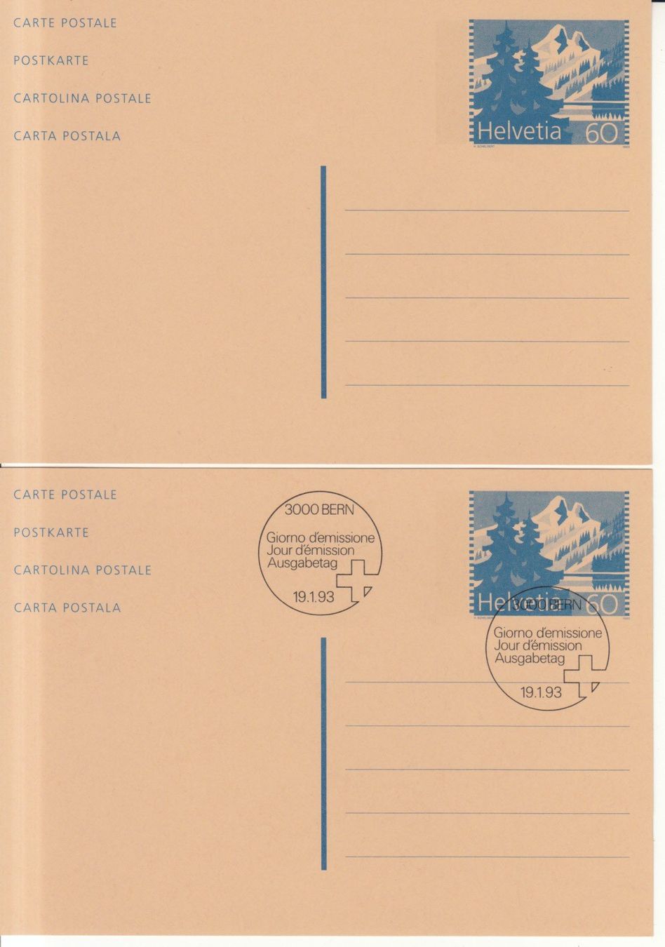 Tutti i francobolli: SGK PK 222 postfrisch und mit ET – Usato da Bürglen TG venduto da StampGraf