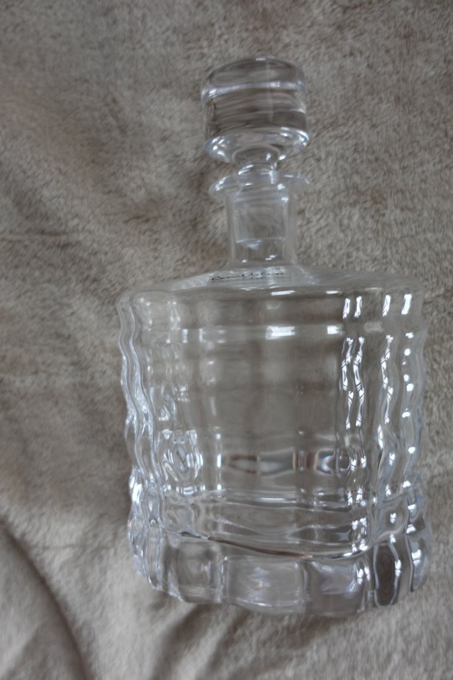 Karaffen: 1 schöne Glas Karaffe mit Deckel – Gebraucht aus rorschach von Babsi64 2
