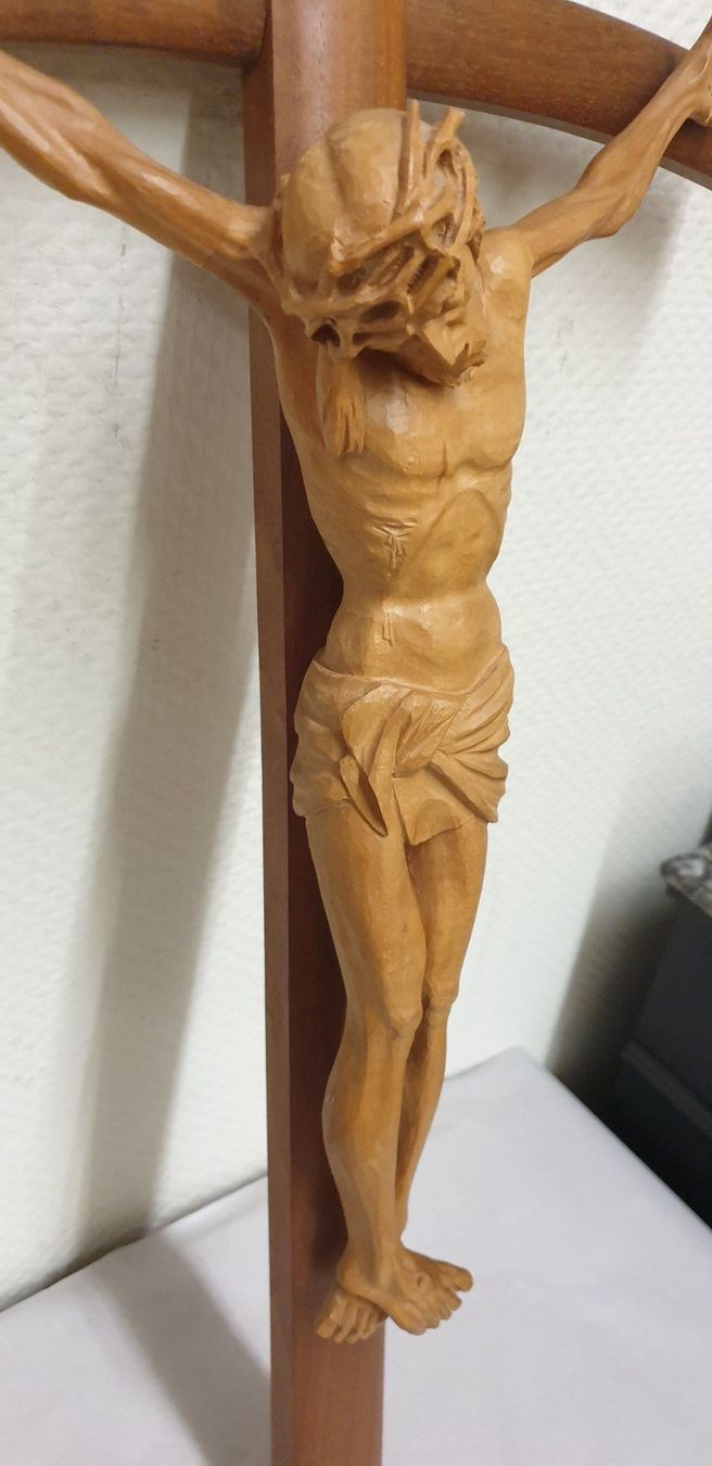 Sculture & Statue: Holzfigur Jesus am Kreuz – Usato da Emmen venduto da Brockofsky 5