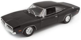1969 DODGE CHARGER R/T BLACK 1:18 MAISTO