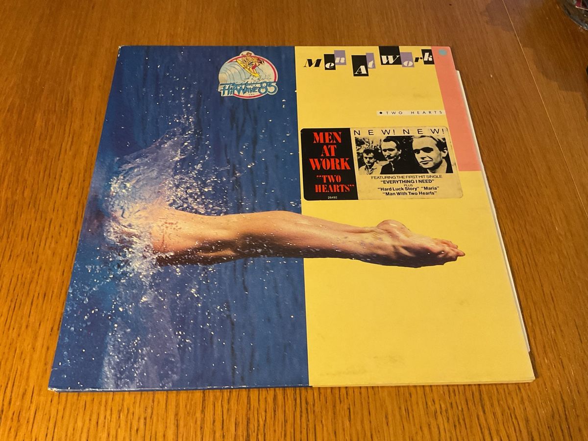 Schallplatten: Men At Work Two Hearts Vinyl CBS 26472 – Gebraucht aus Steinach von Quarkie