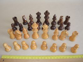 Schach Spiel Figuren Schachfiguren  Holz