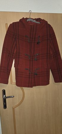 Burberry Dufflecoat kariert rot Grösse 40/42super Zustand
