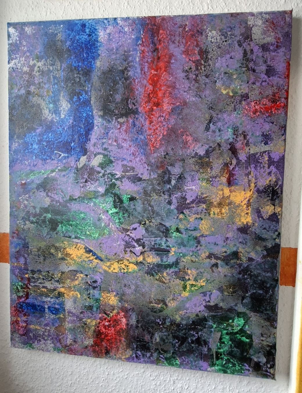 Tableaux: Gemälde " Abendlicht" handmade 40×50 – Neuf (Voir description) à Riehen par Steinbock1970 1
