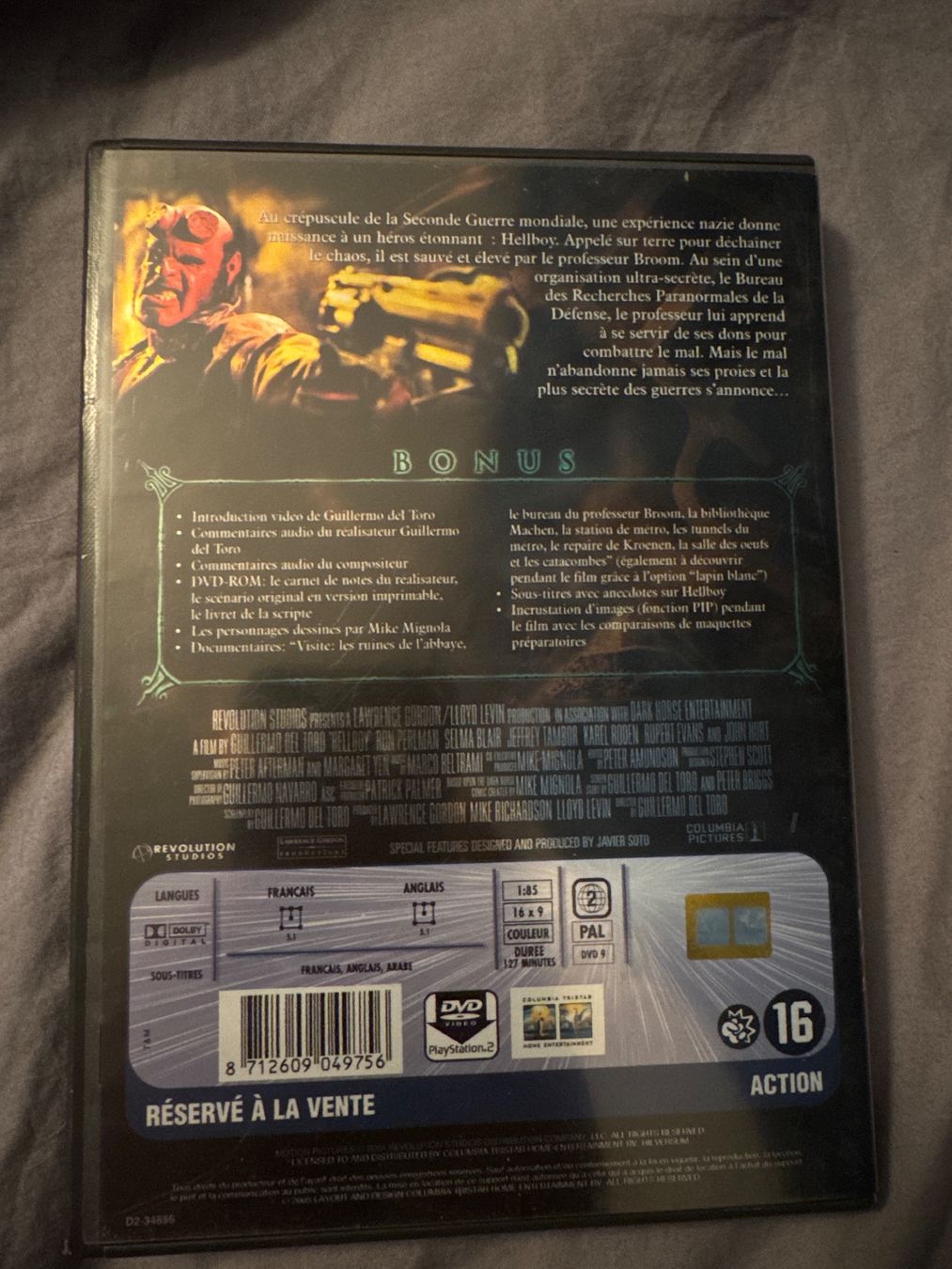 Alle DVDs: Hellboy - Edition 1 Disque - FR/EN - DVD – Gebraucht aus Zürich von NW. 1