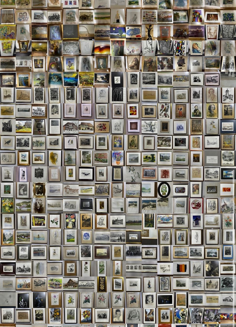 Tableaux: 4000 Bilder ca Sammlung aus Nachlass – D'occasion à Regensdorf par mat_yyd9