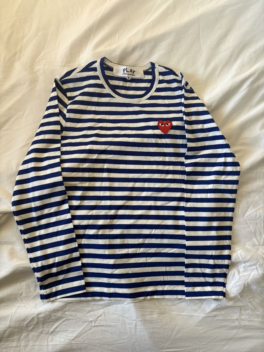 Comme Des Garcons T-shirt: PLAY COMME DES GARCONS Longsleeve Gr M – Nuovo (secondo la descrizione) da Seedorf BE venduto da seb_wx65 1