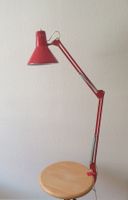 Vintage Architektenlampe Twist T-1 rot