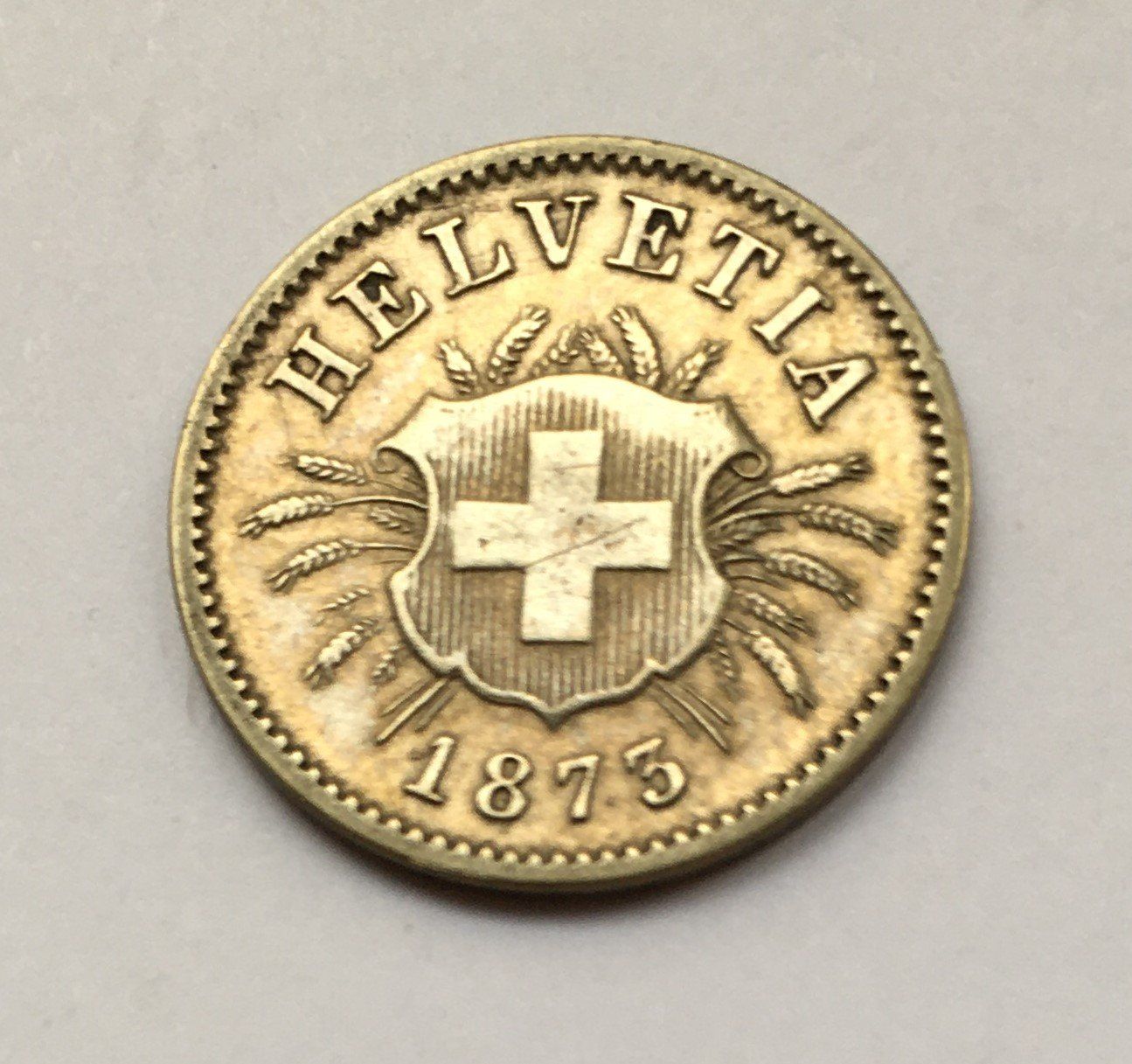 Tutti le monete: 1873 5 Rappen ss-vz – Usato da Kirchberg SG venduto da Zenhad69