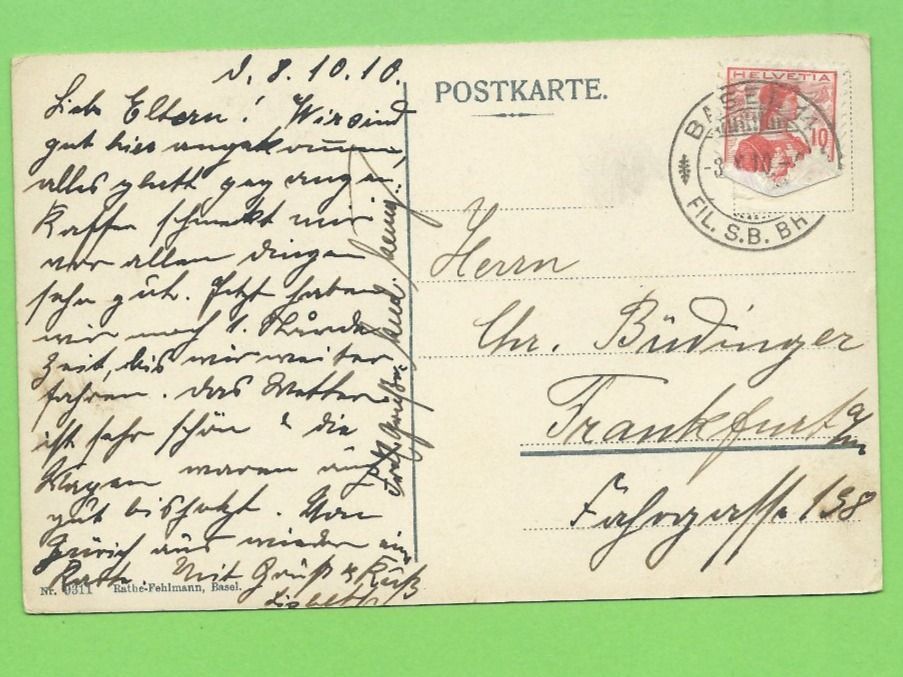 Cartes postales: Basel, Bürgerhospital mit St. Johann – D'occasion à Zürich par t24_de 1