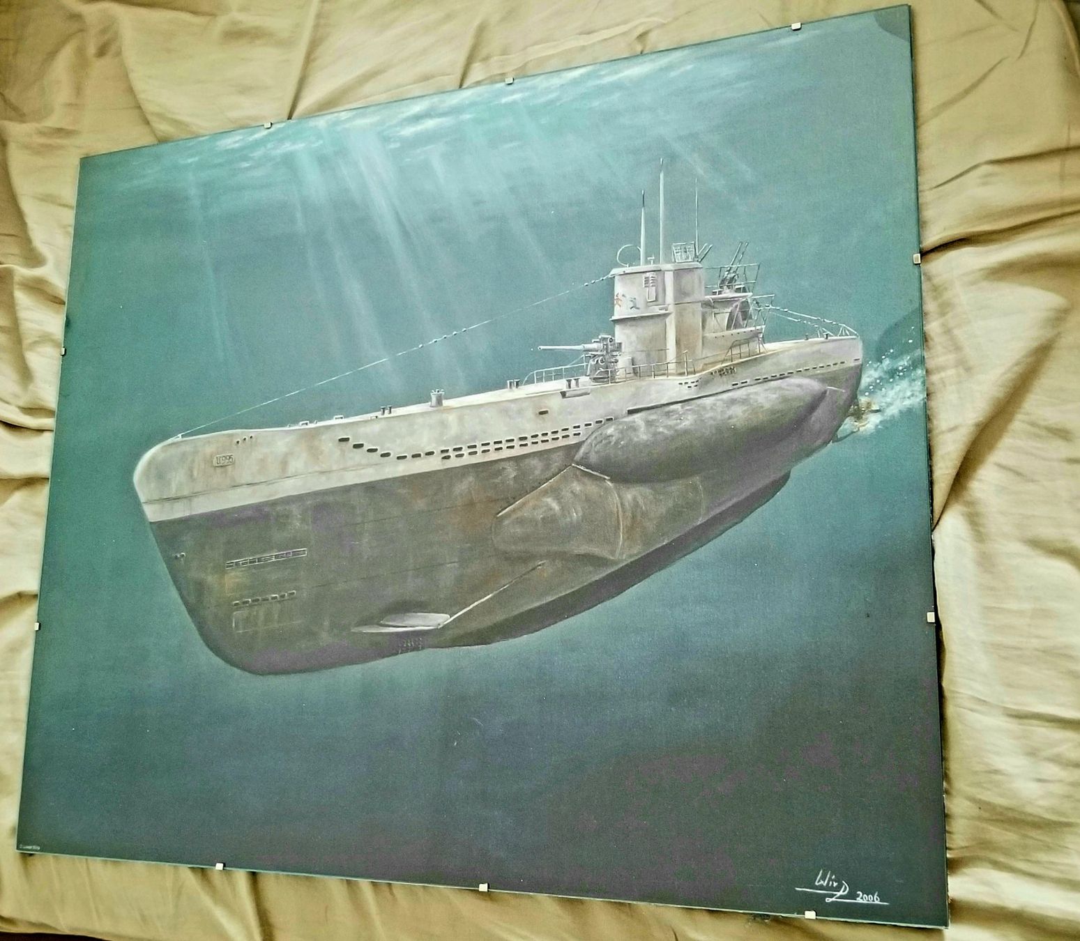 Tele & Cornici: Tableau sous verre U-boat – Nuovo (secondo la descrizione) da VERNIER venduto da _Swiss_