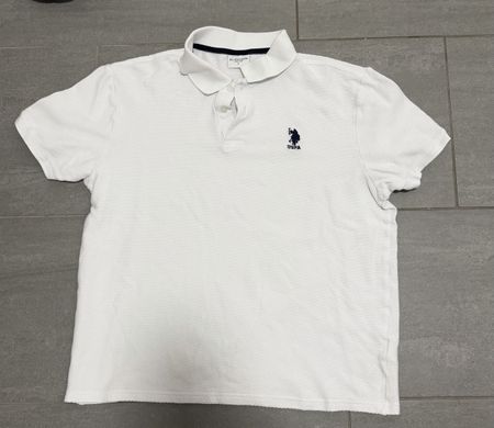 US Polo Assn Poloshirt weiss Grösse M