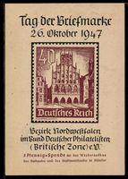 Ausstellung Tag der Briefmarke 1947, Bun