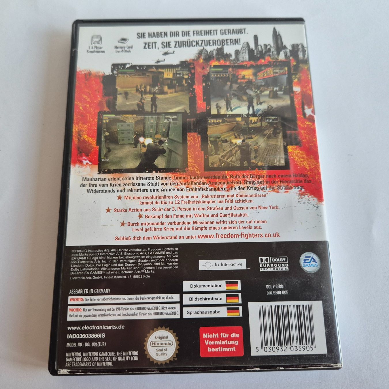 Nintendo Giochi: Freedom Fighters - GC – Usato da Zürich venduto da Mephisto87 1