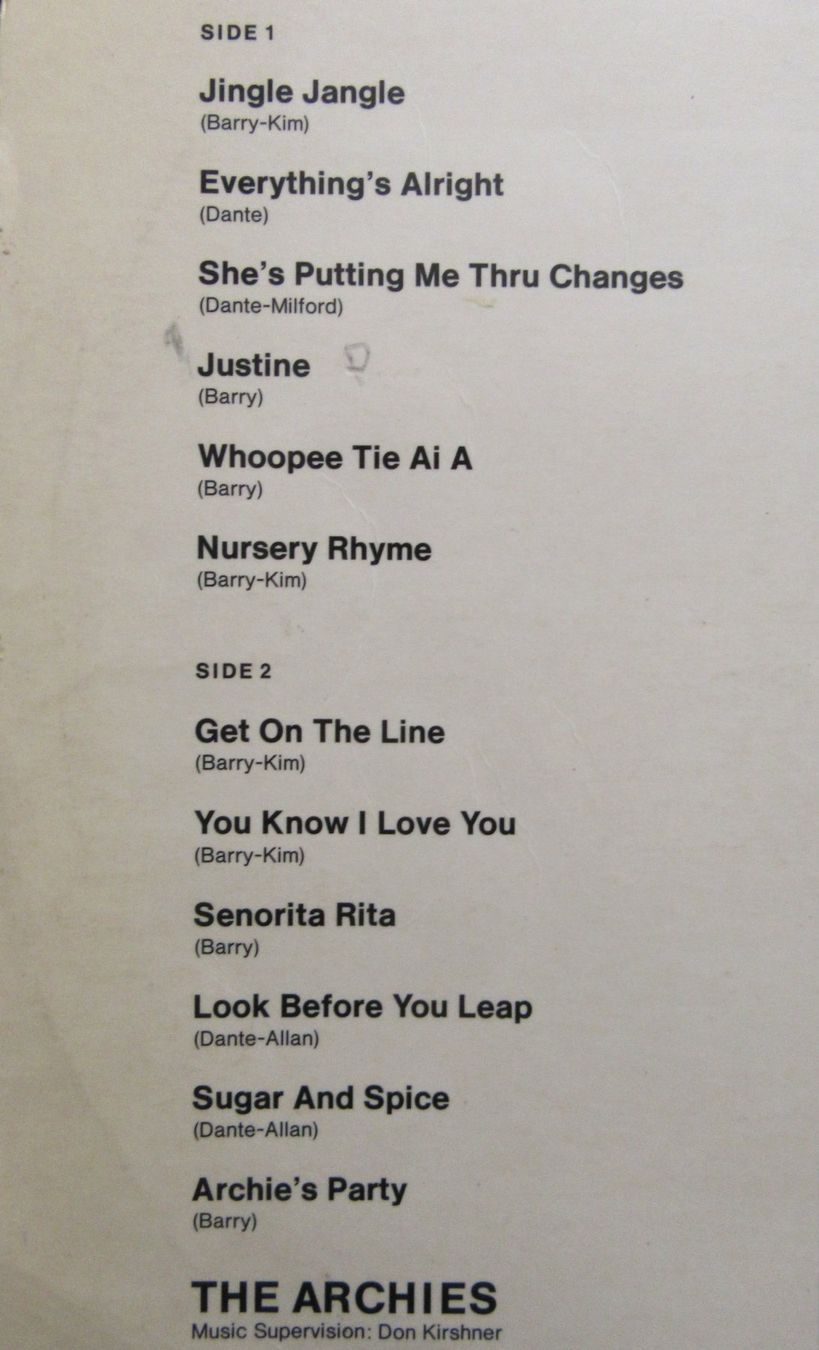 Dischi in vinile: The Archies - jingle jangle - LP ab CHF 2.00 – Usato da Auenstein venduto da Padabimbim 2