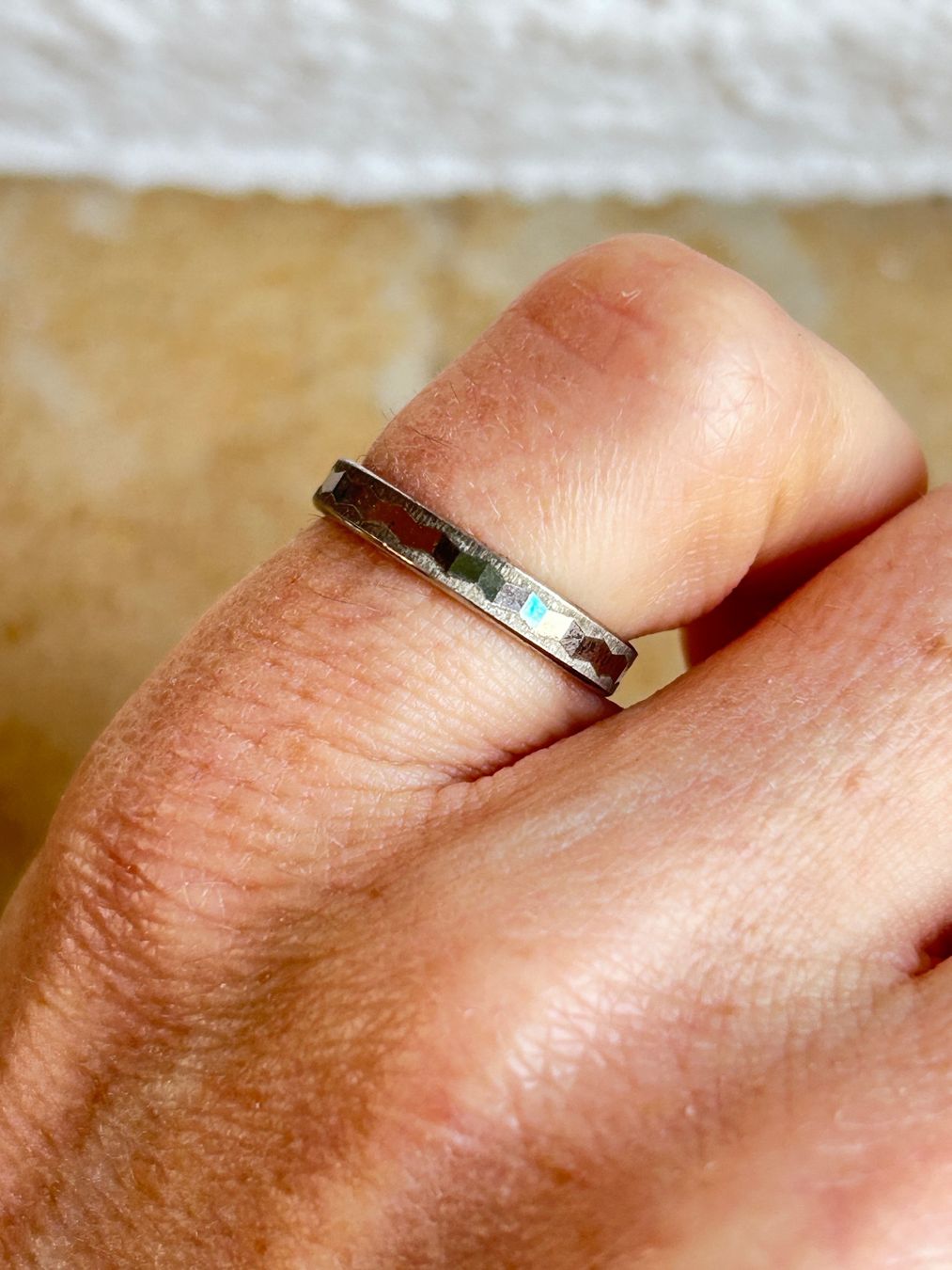 Anelli: Zehenring  oder Fingerring Silber GEOMETRISCH (50) – Usato da Laufen venduto da belleskulptur 1