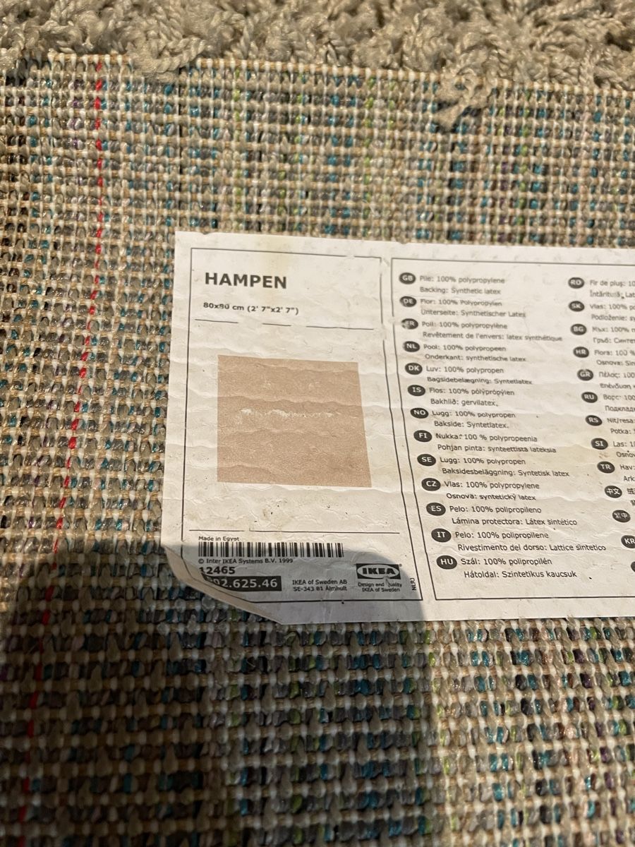 Ikea Teppich Hampen 80x80cm (Gebraucht) in Bassersdorf für CHF 5 – mit Lieferung auf Ricardo kaufen