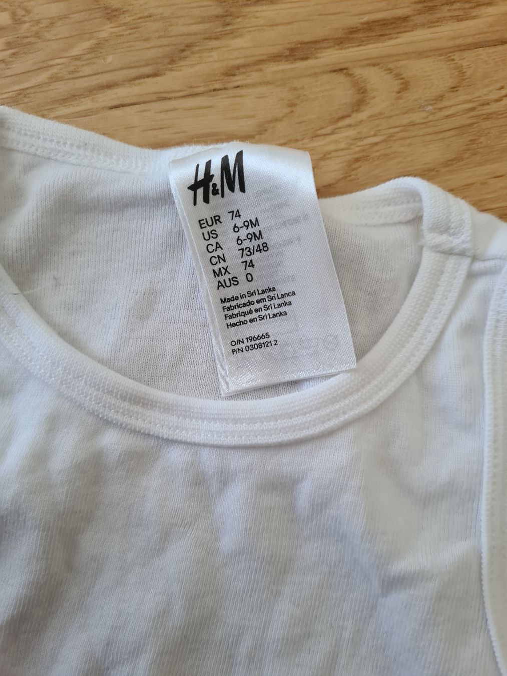 H&M Unterwäsche: Body weiss Grösse 74 H&M neu – Gebraucht aus Horw von Mirii91 1