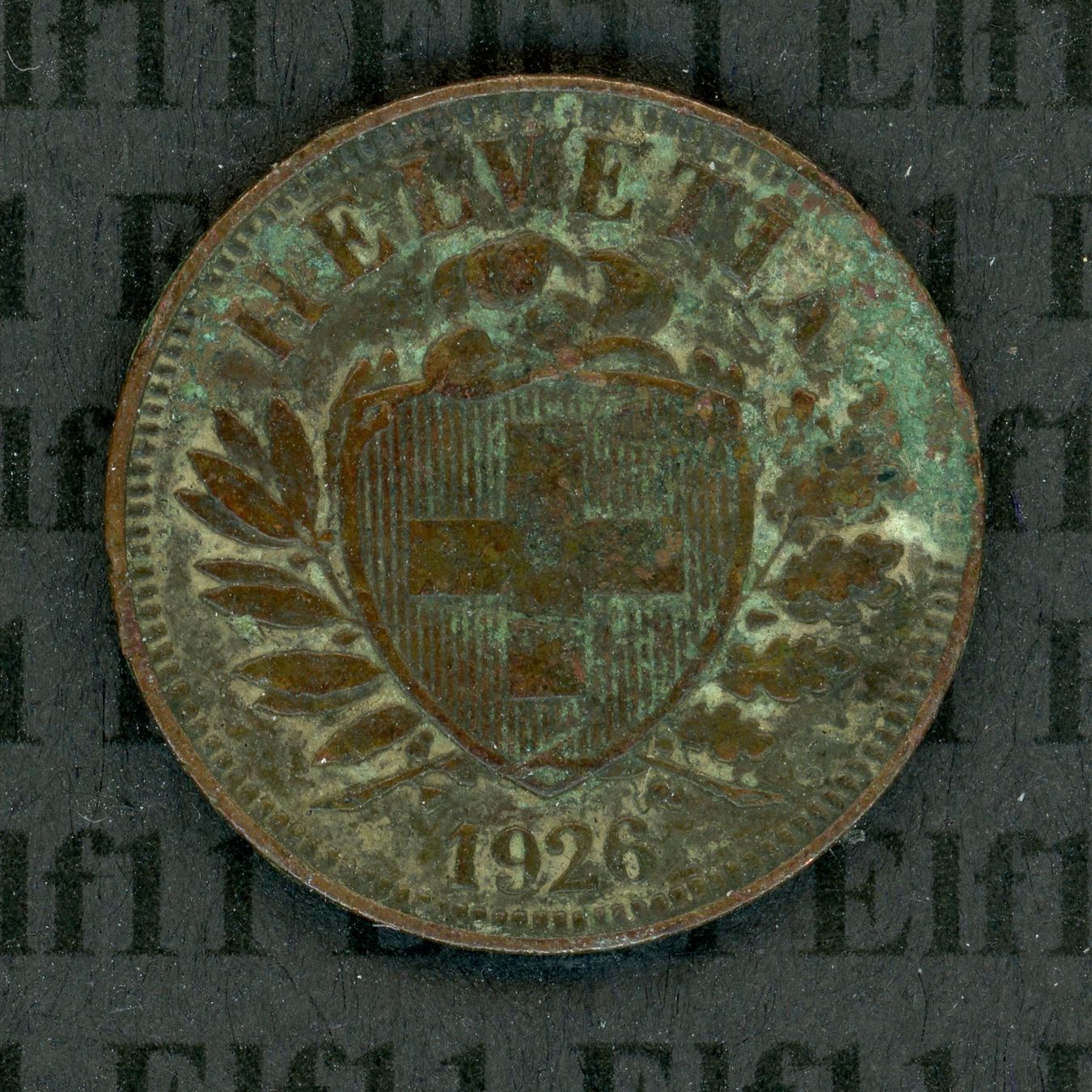 Tutti le monete: CHF___0.02 1926 ss-vz 2 Rappen – Usato da Widnau venduto da Elf11