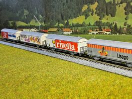 Roco 2326 __ 4 teiliges SBB Hbils Güterwagen Set __ OVP __ N
