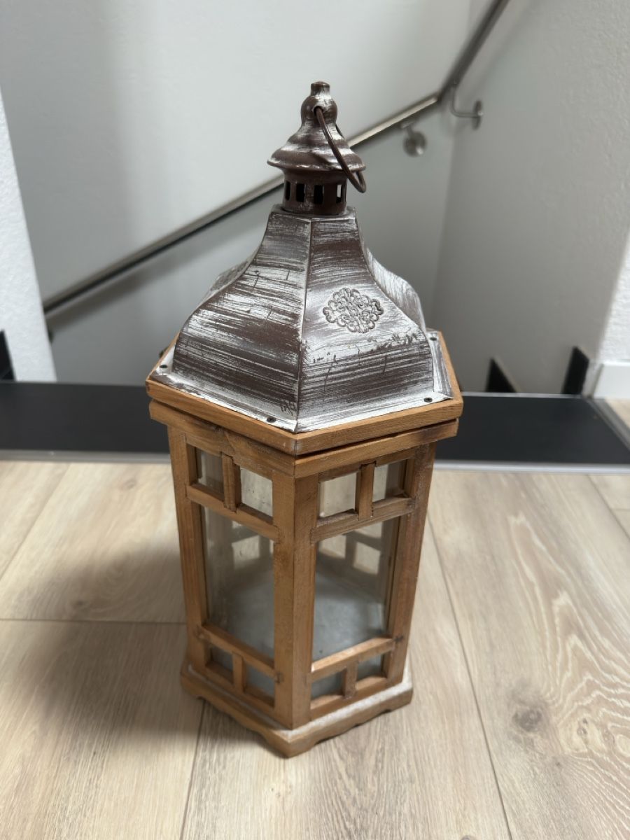 Lanterne: Holz Laterne, Vintage Look – Usato da Sarmenstorf venduto da Nathaliie_21 2