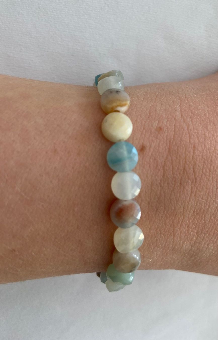 Armbänder & -reifen: Edelstein Armband Amazonit facettiert auf Mass – Neu und originalverpackt aus Zuzwil SG von Lemliskat 5