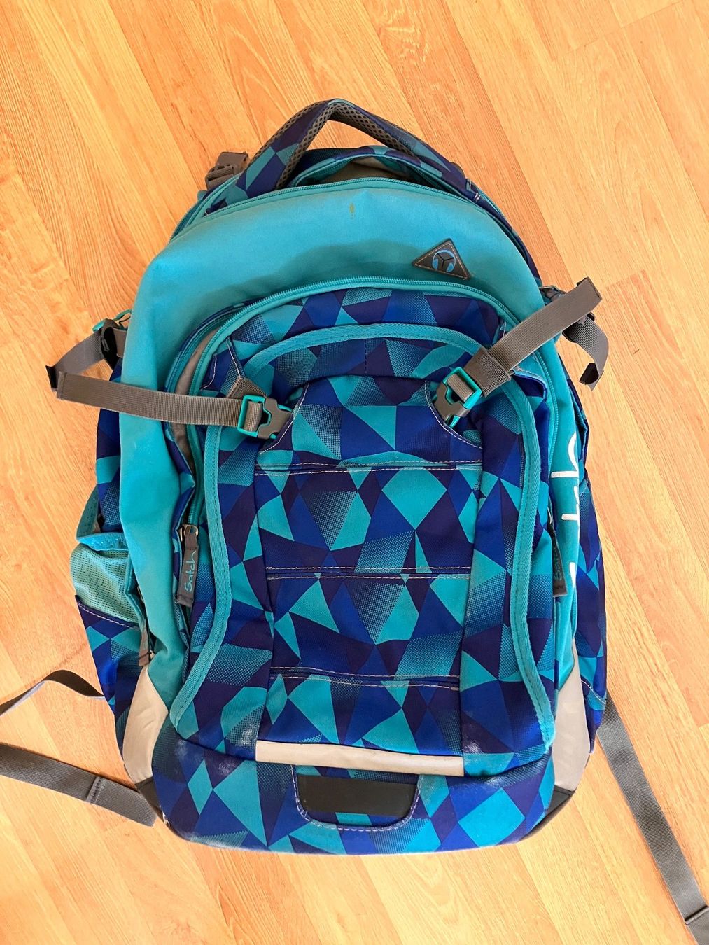 Satch Rucksäcke: Satch Schulrucksack türkis+blau – Gebraucht aus Winterthur von Risdo