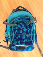 Satch Schulrucksack türkis+blau