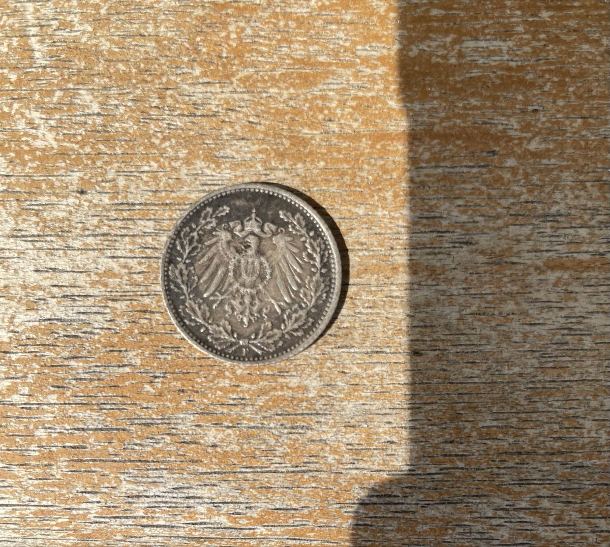 Alle Münzen: 1/2 Mark, Deutschland, 1919 – Gebraucht aus Oberwil BL von P-King