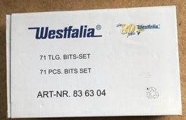 WESTFALIA 71 TLG. BITS-SET NEU