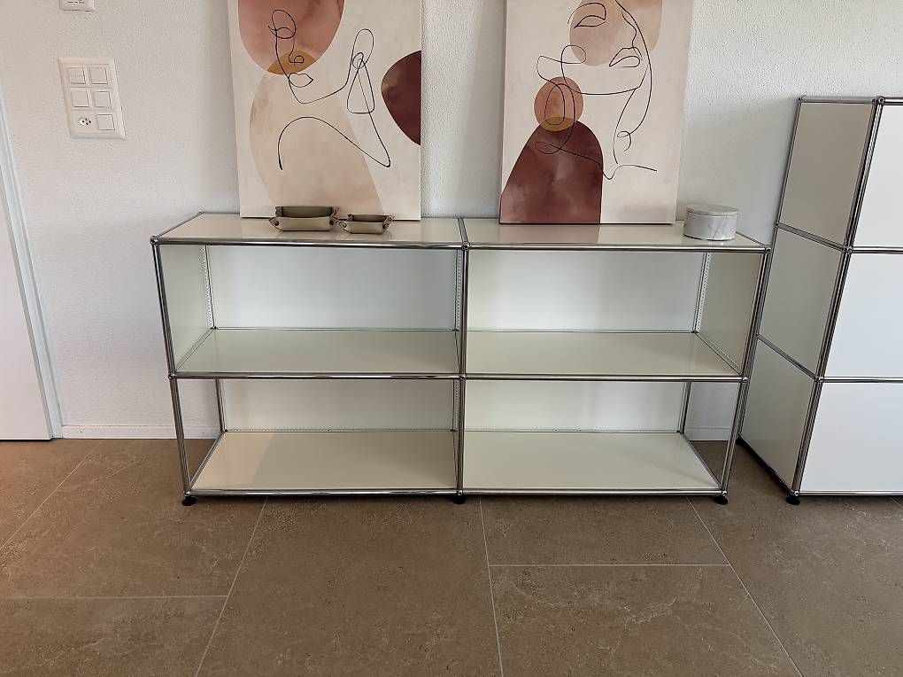USM Scaffali: USM Haller Sideboard weiß Lowboard – Usato da Zürich venduto da car_9sdb