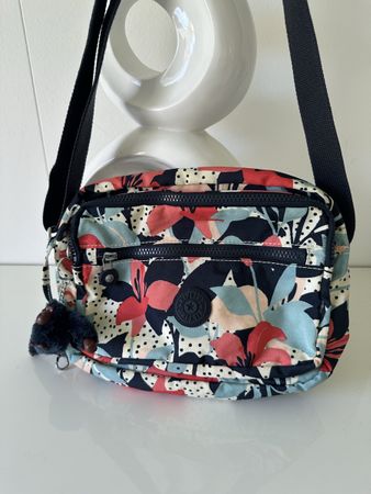 Umhängetasche Kipling Blumen Mehrfarbig