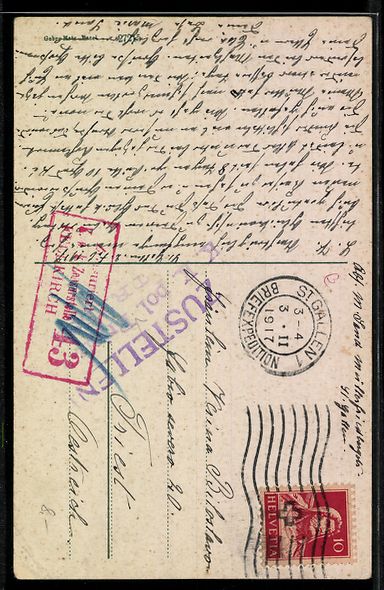 Cartes postales: AK St. Gallen, Schmidgasse – D'occasion à Berlin par bartko-reher 1
