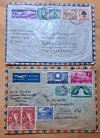 2 Luftpost Briefe Südafrika - Rüti, 1949