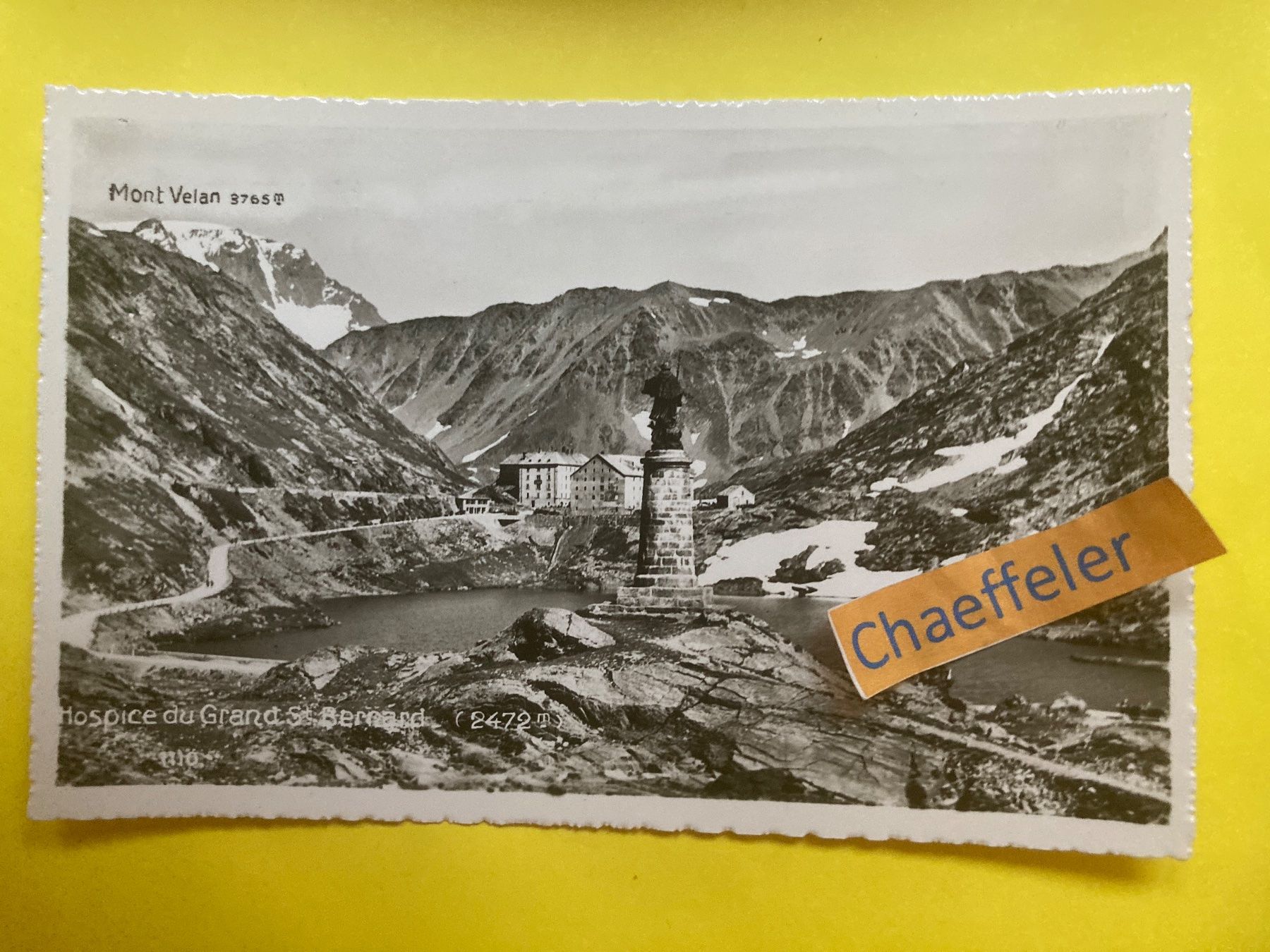 Ansichtskarten: Hospiz du Grand Bernard – Gebraucht aus Zürich von Chaeffeler