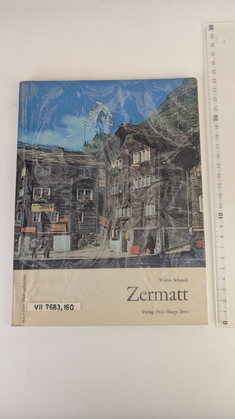 Libri: Schweizer Heimatbücher: Zermatt 1972 – Usato da Zürich venduto da axolottchen
